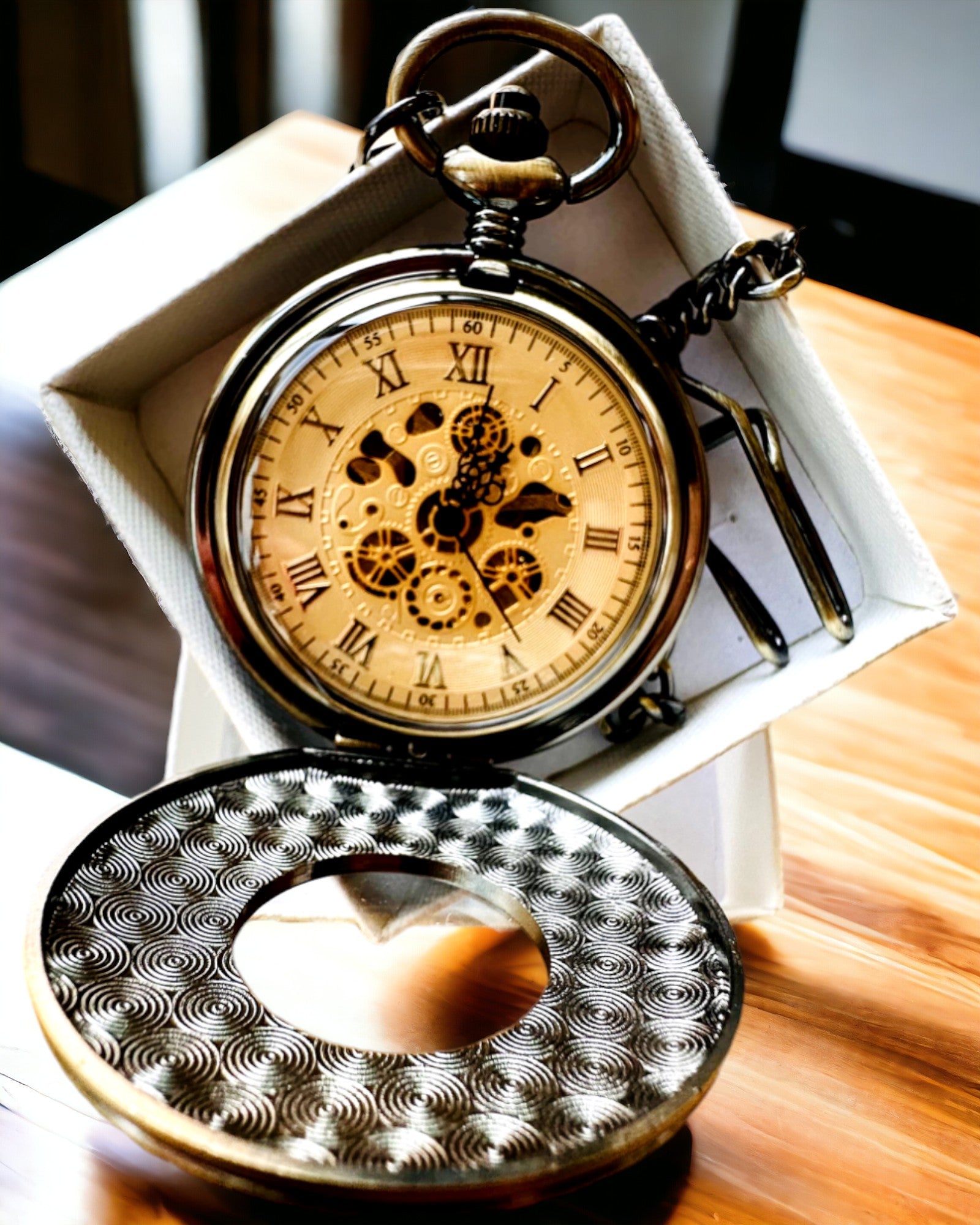 Lommeur "Retro Elegance", mulighet for personlig gravering