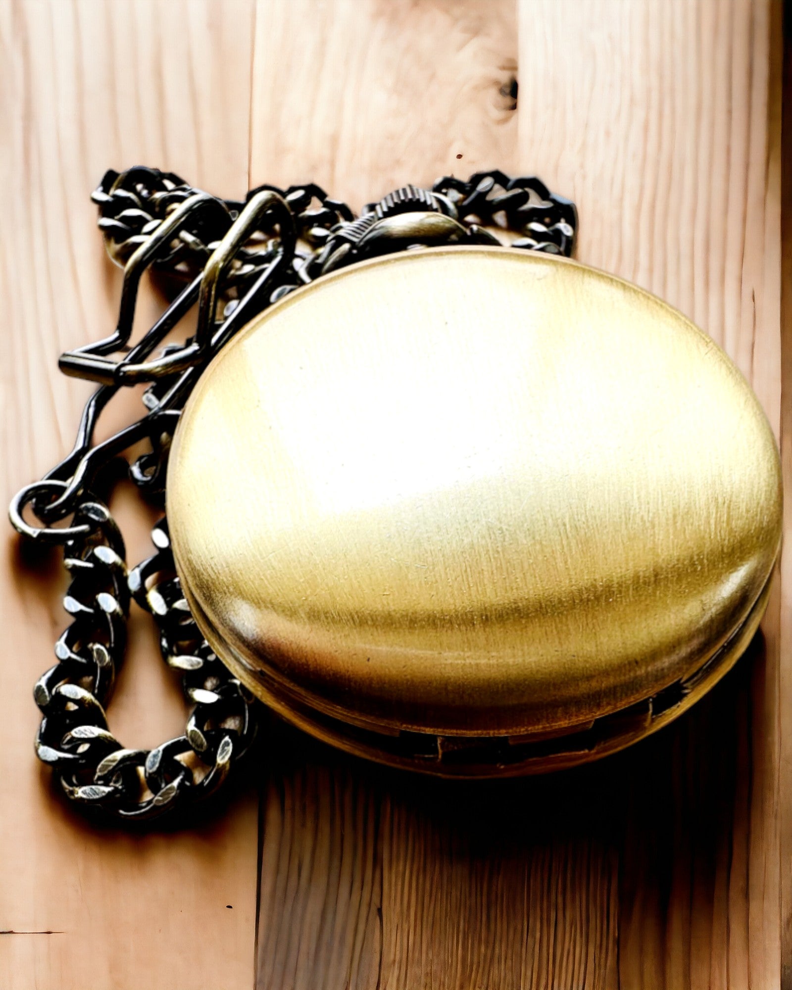 Klassisk lommeur "Vintage Elegance", gullfarge, mulighet for personlig gravering