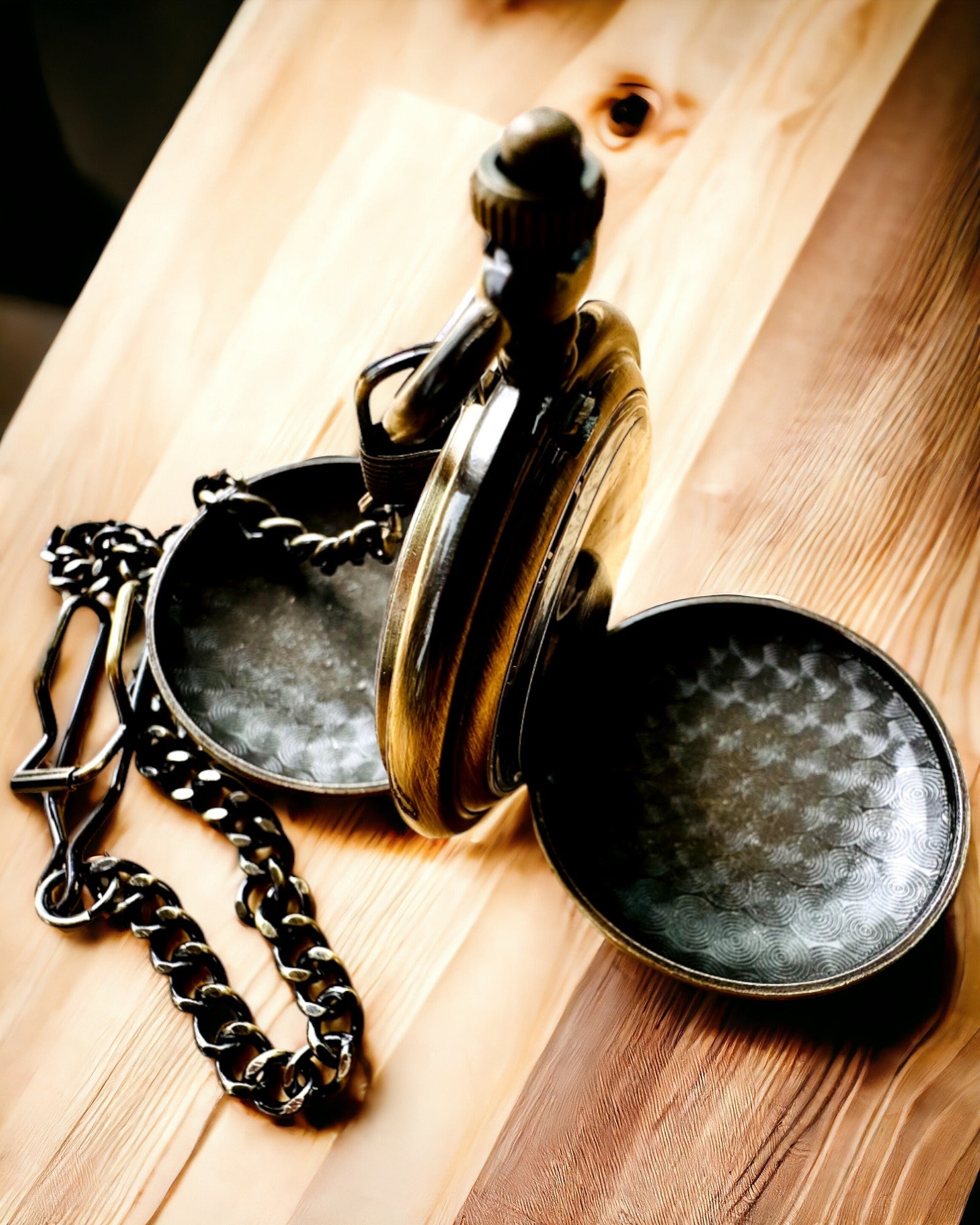 Klassisk lommeur "Vintage Elegance", gullfarge, mulighet for personlig gravering