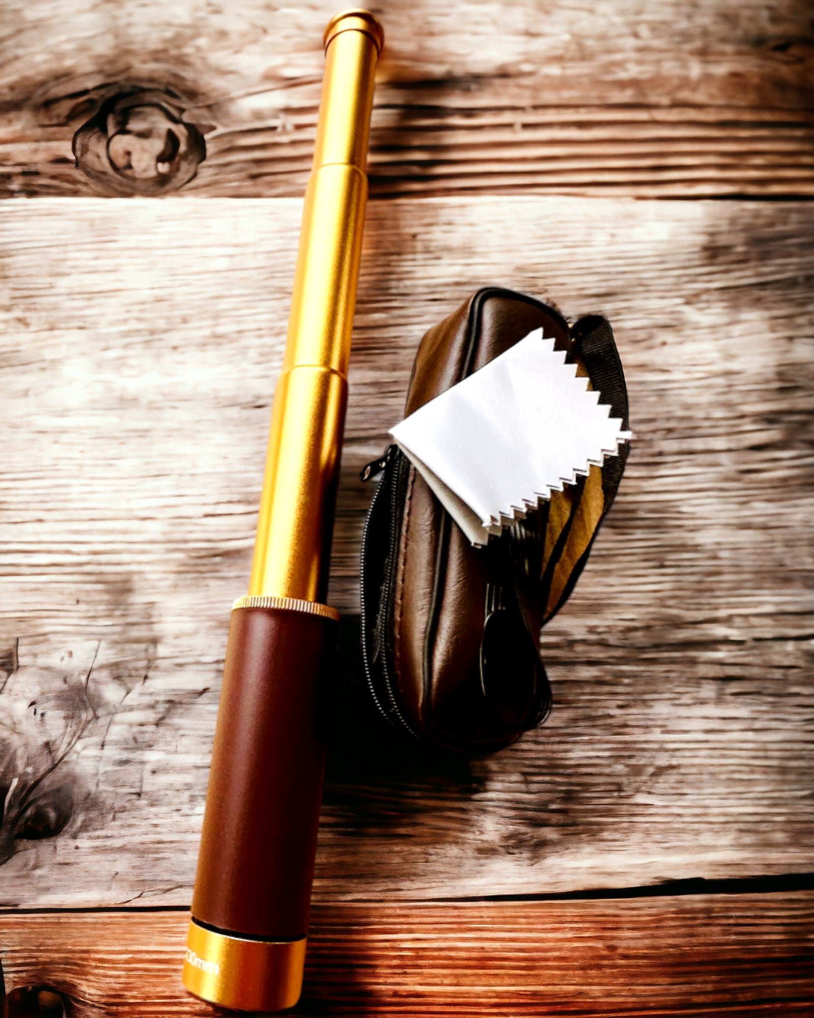 Monokulær Explorer 25x30 - Bærbar, sammenleggbar håndholdt teleskop, mulighet for personlig gravering