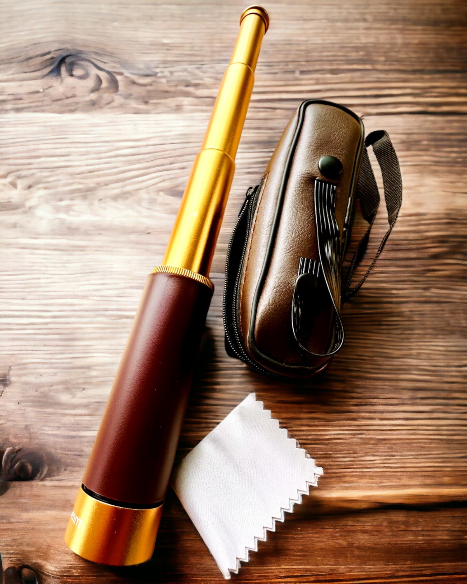 Monokulær Explorer 25x30 - Bærbar, sammenleggbar håndholdt teleskop, mulighet for personlig gravering