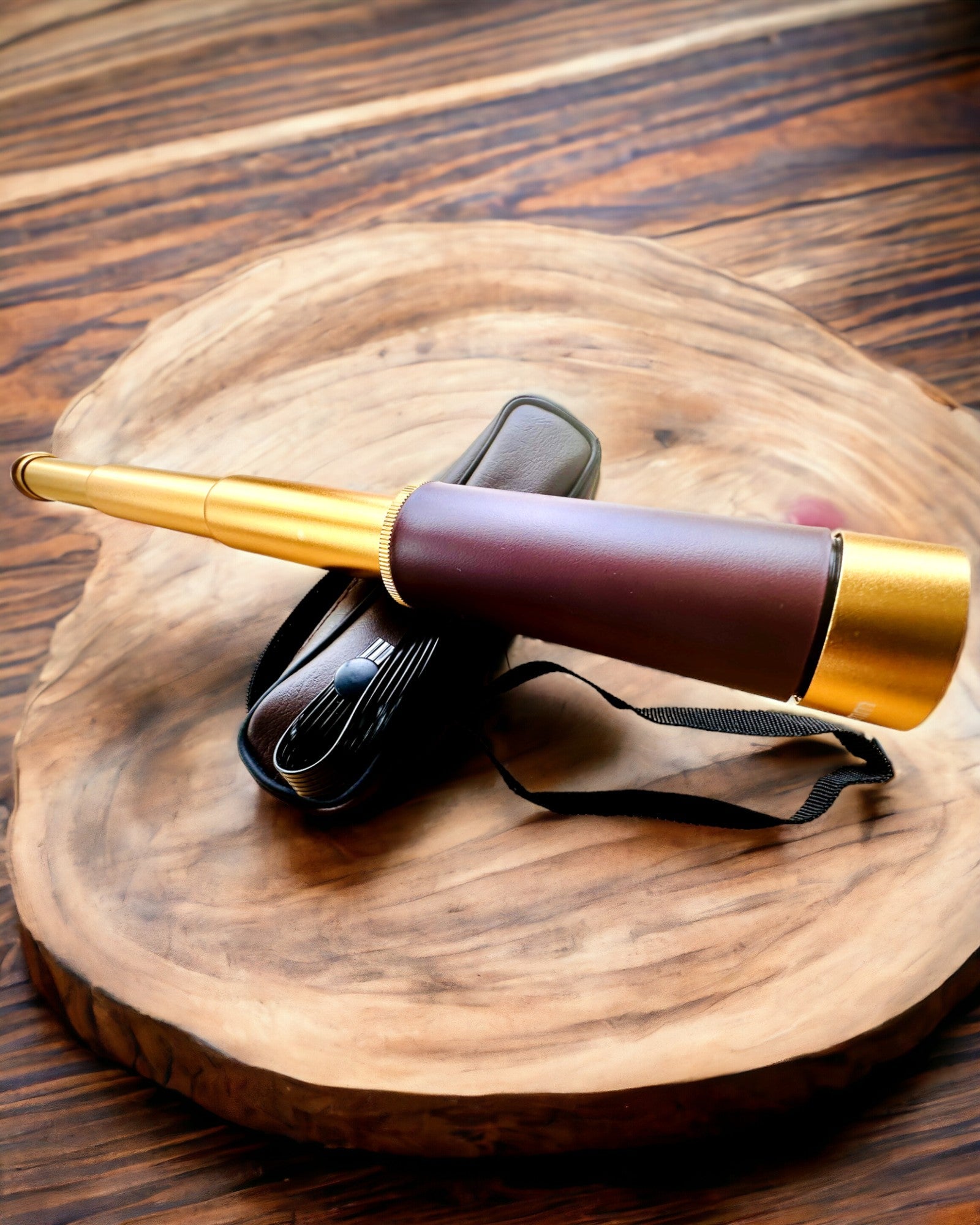 Monokulær Explorer 25x30 - Bærbar, sammenleggbar håndholdt teleskop, mulighet for personlig gravering