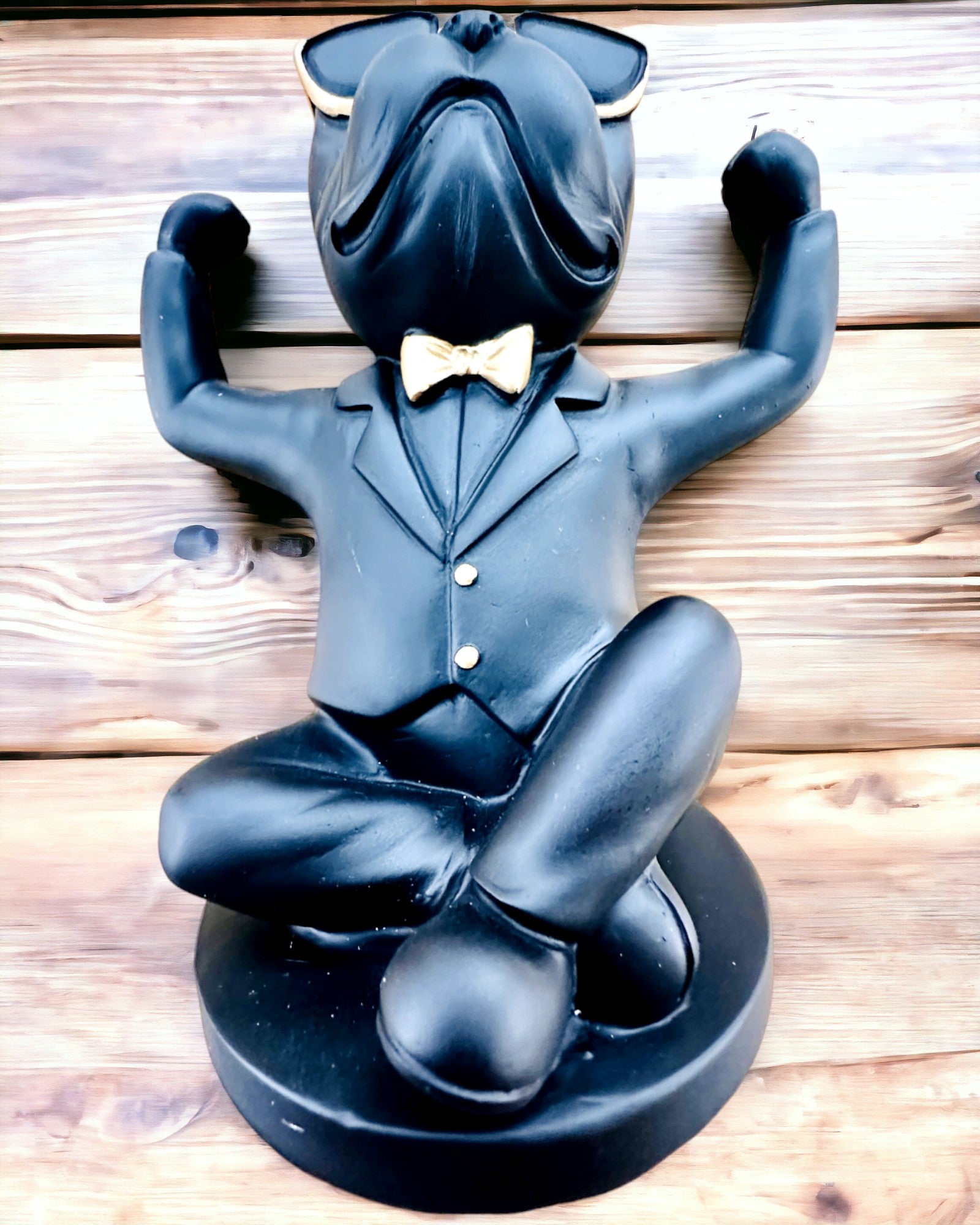 Figur Bulldog Elegance - Eksklusiv glassholder, mulighet for personlig gravering