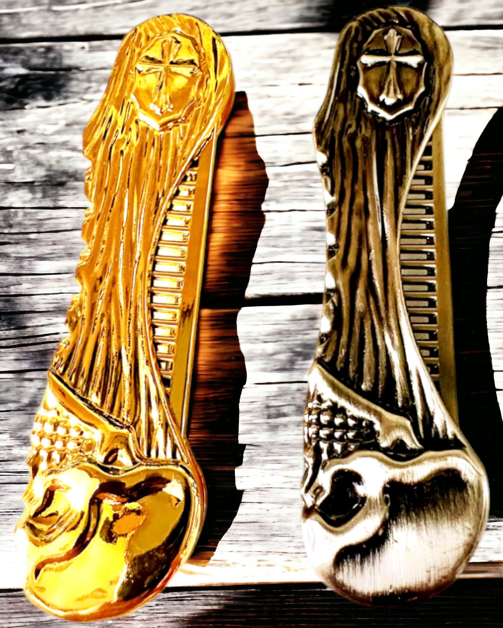 Mystic Skull Comb - premium kam, mulighet for personlig gravering