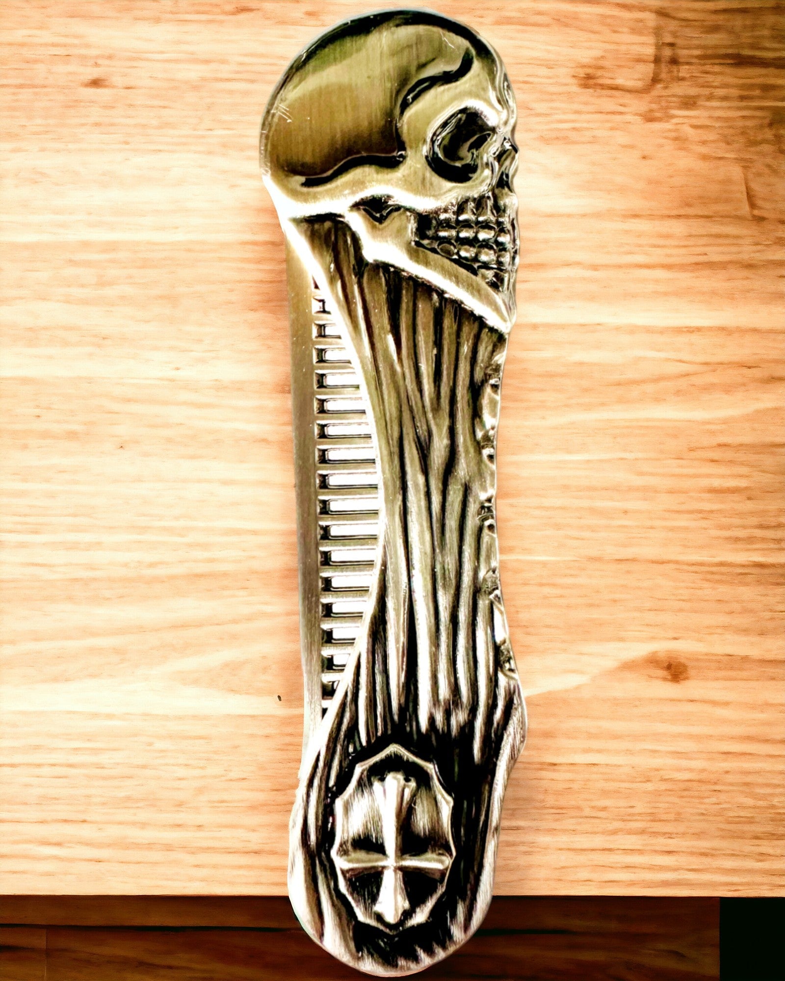 Mystic Skull Comb - premium kam, mulighet for personlig gravering