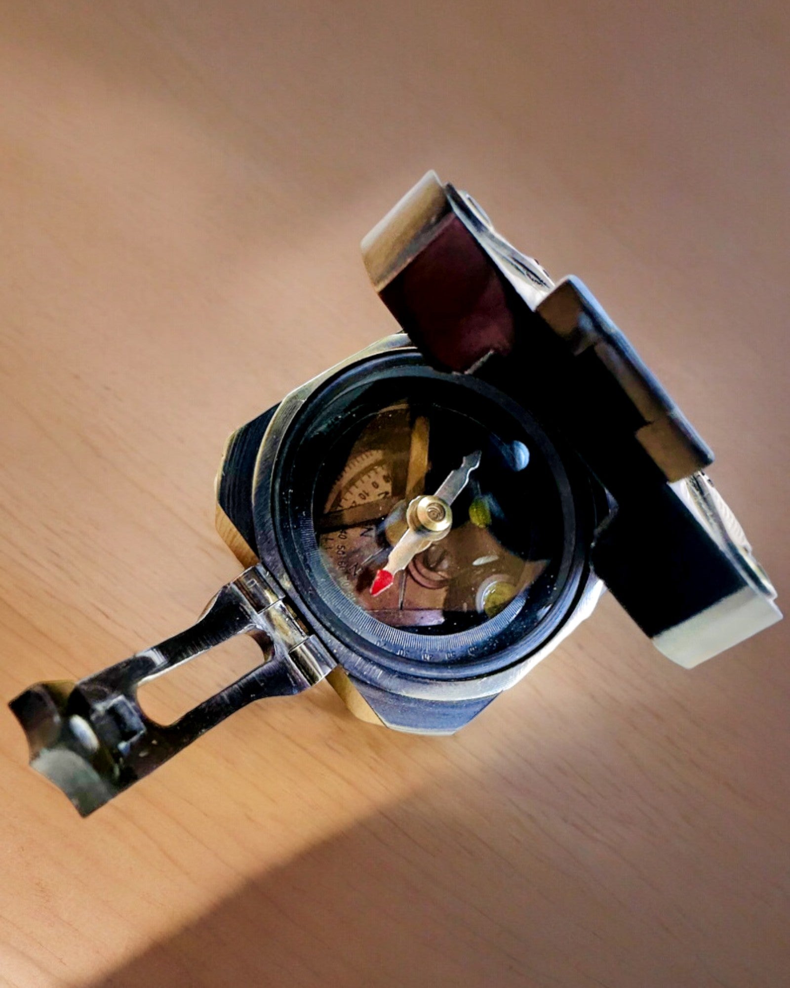 Solid, premium kapteinskompass "Navigator" - med mulighet for personlig gravering