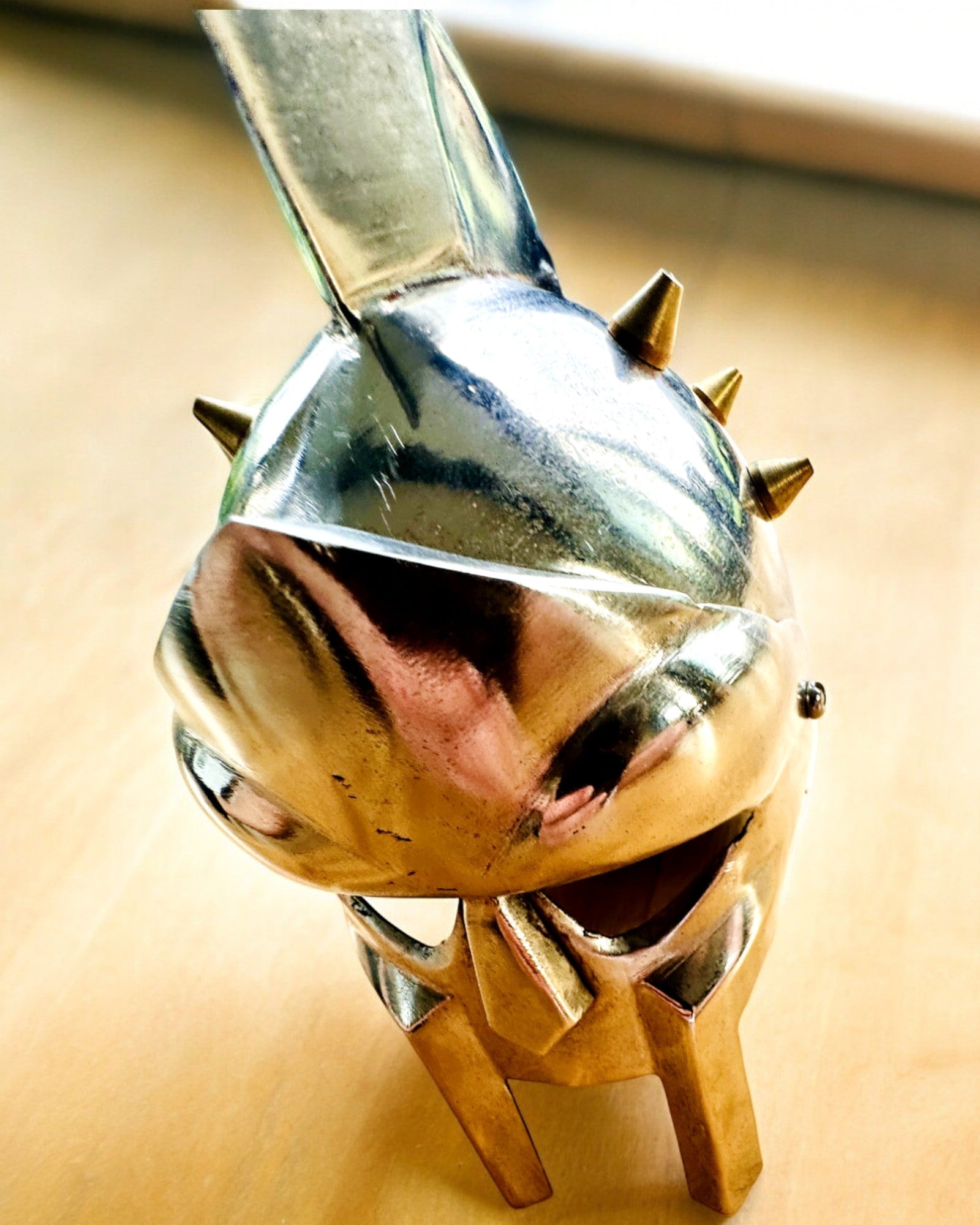 Gladiatorisk Riddermaske "Sparta" - mulighet for personlig gravering