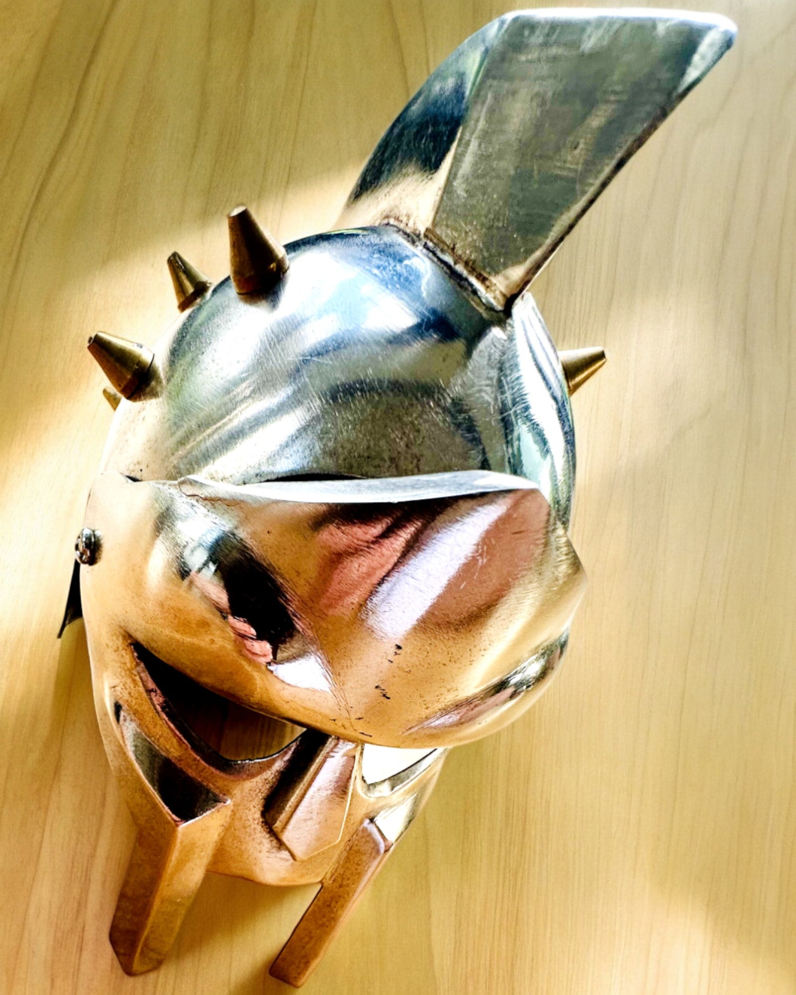 Gladiatorisk Riddermaske "Sparta" - mulighet for personlig gravering