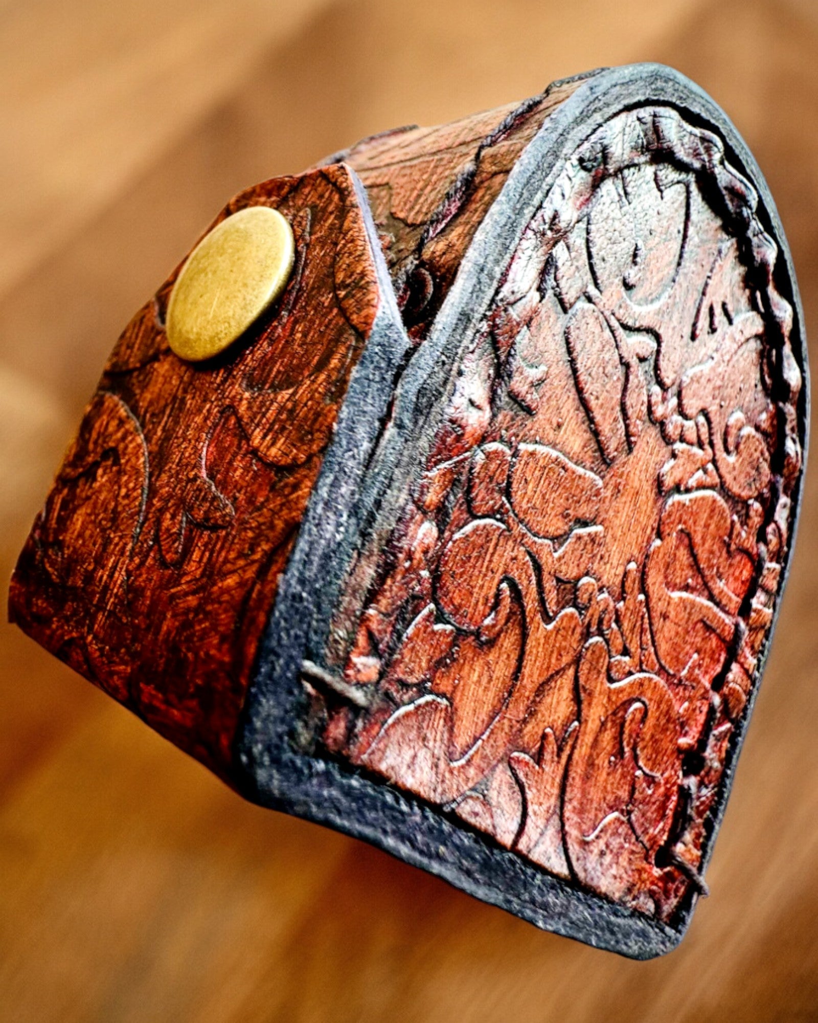 Elegant Maharaja-etui for lommeur eller kompass - mulighet for personlig gravering