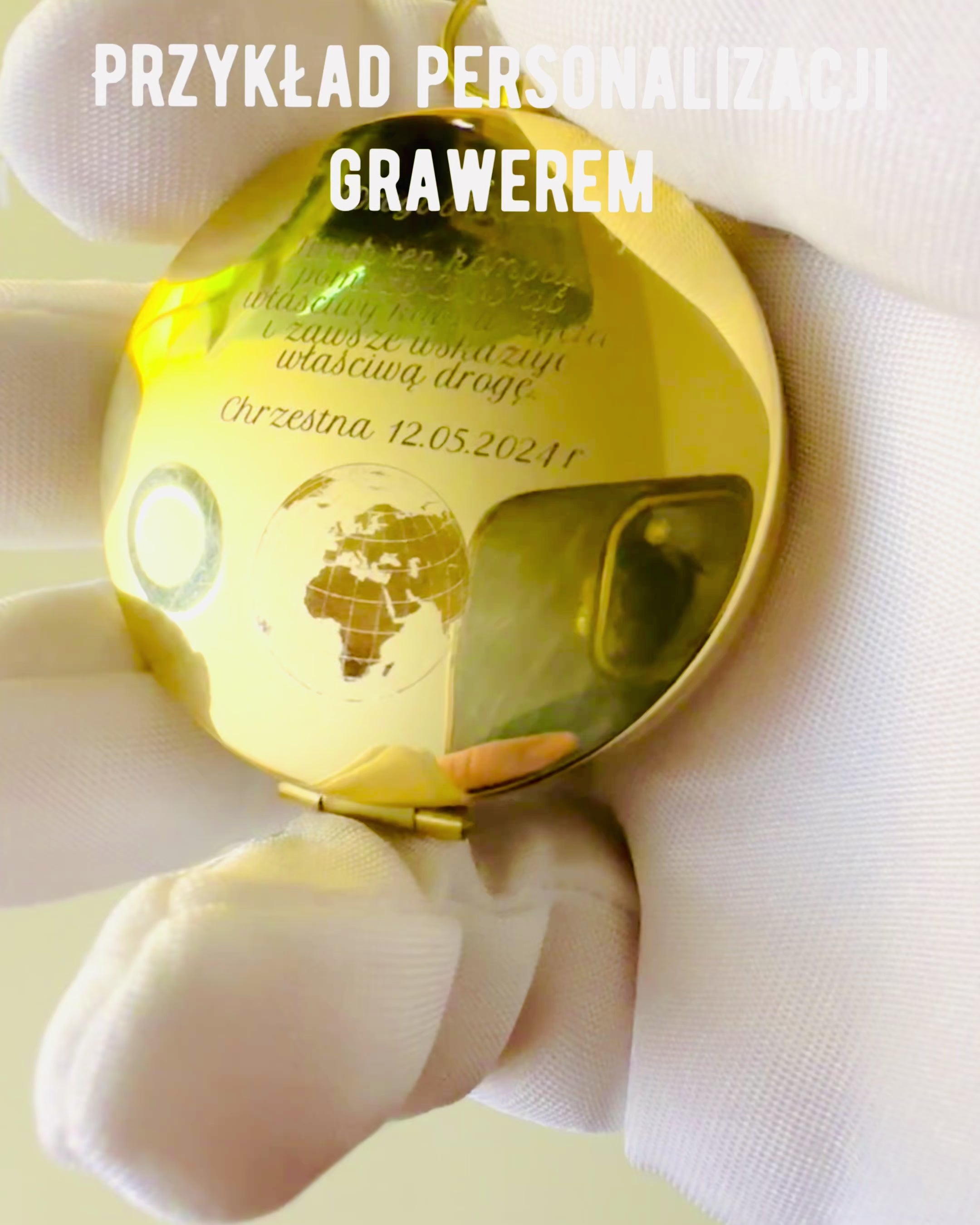 Vanntett Messingkompass med Glødeffekt - Nødvendighet for Fotturer og Camping, personlig tilpasning med gravering