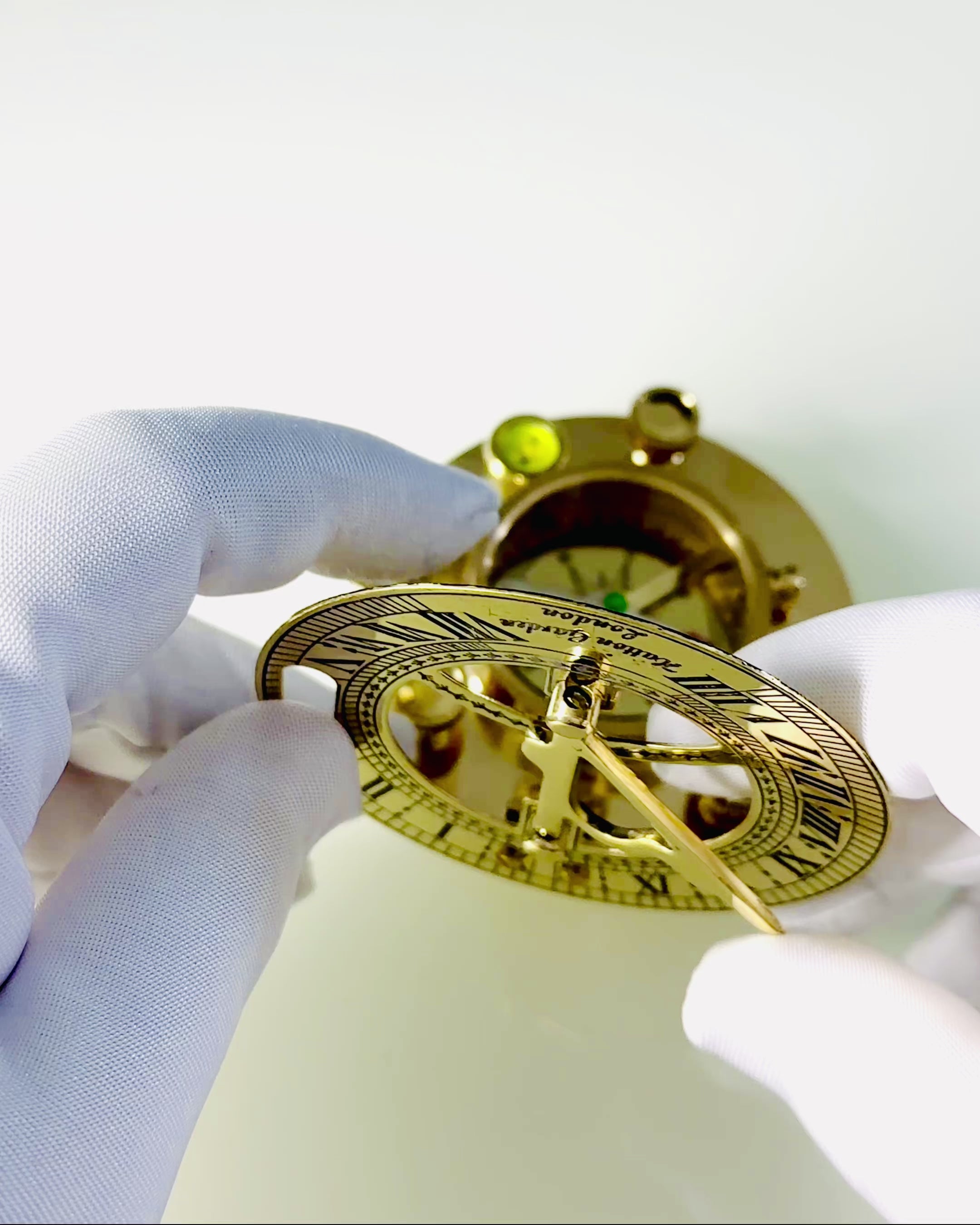 Navigasjonskompass med sekstant og mulighet for personalisering - Maritim XL