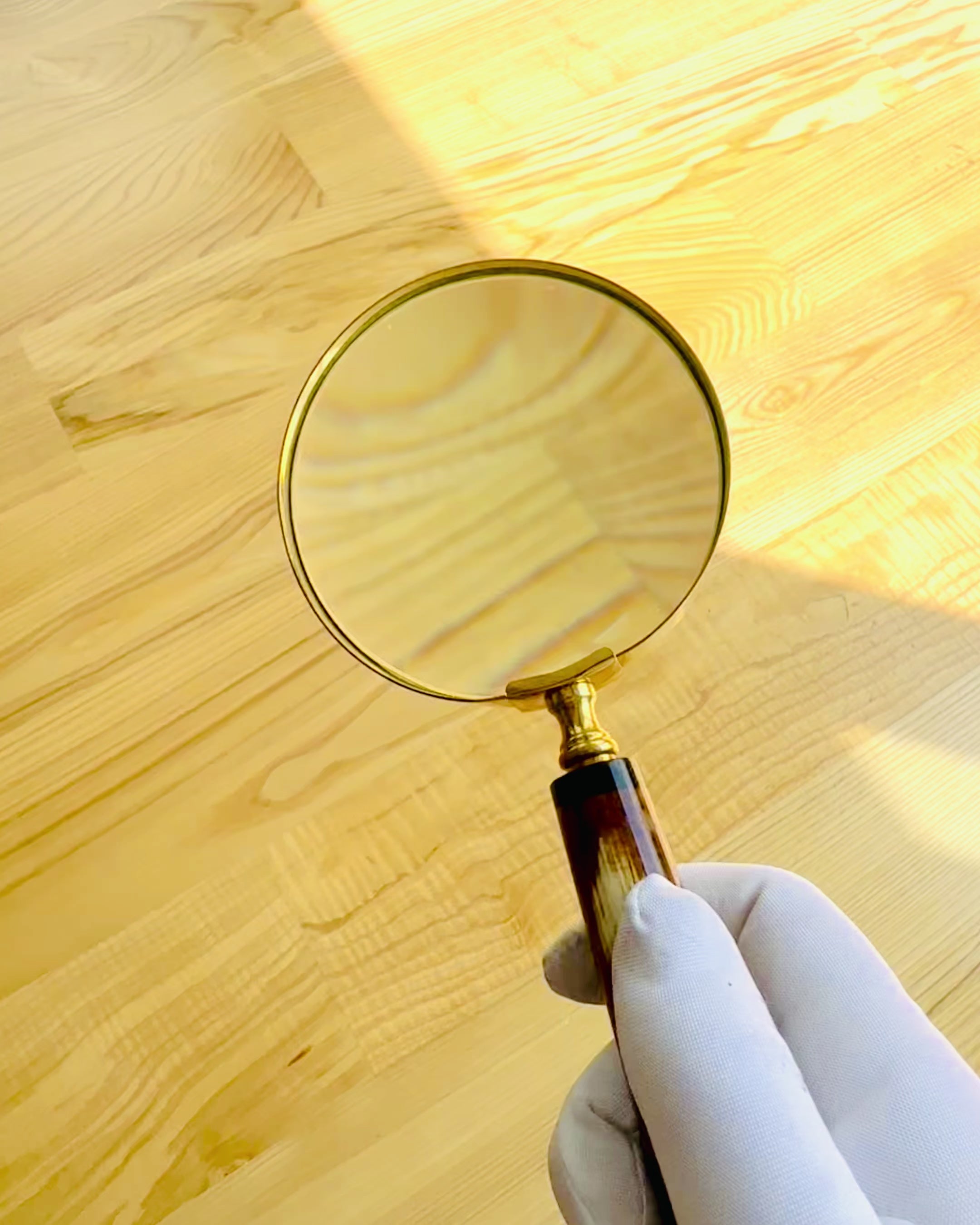 Stor Retro Forstørrelsesglass, mulighet for personalisering som gave med gravering - varianter å velge mellom