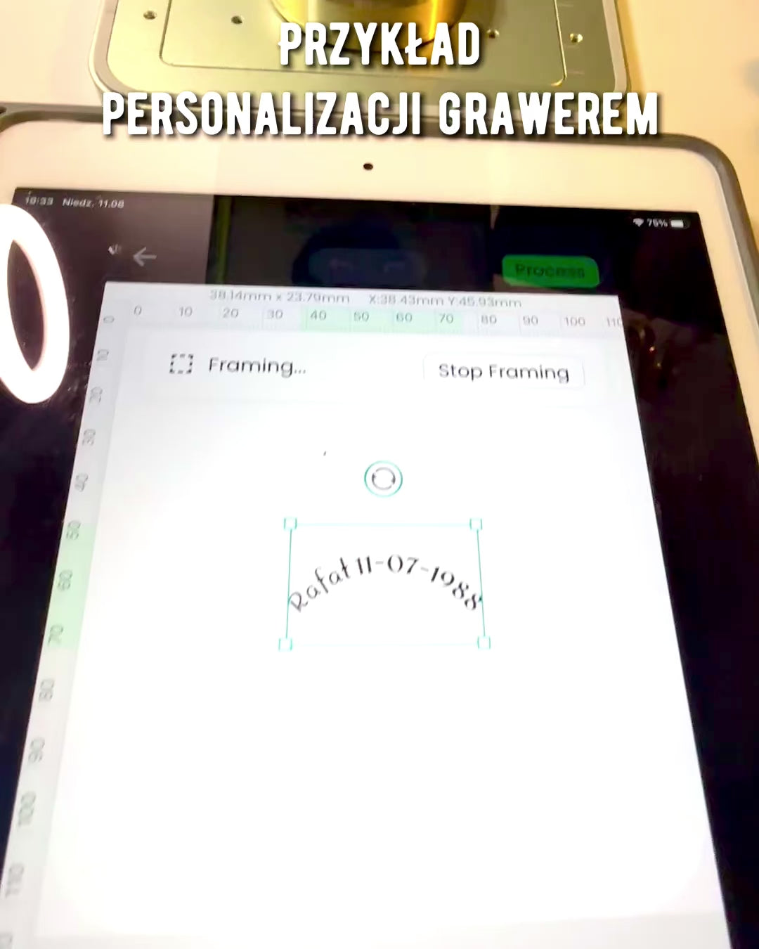 Navigasjonskompass med Gravering, Messing, Klassisk Design – 5 cm