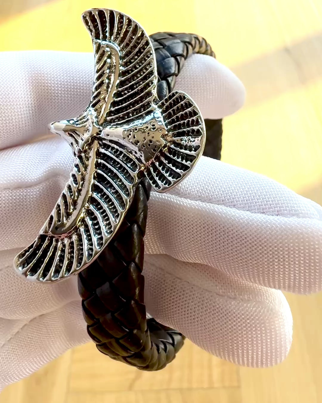 Herrearmbånd "SkyRider" – Lærstil med Karakter - mulighet for personlig gravering