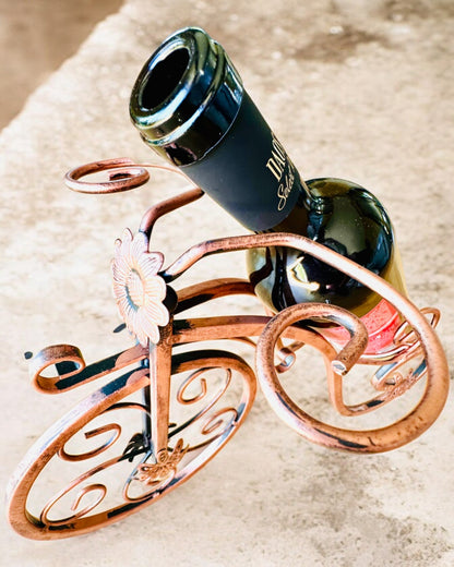 Sykkelstativ for Vin "WineCycle" - mulighet for personlig gravering som gave