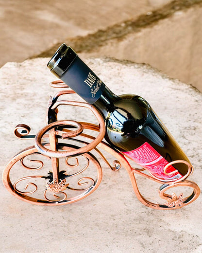 Sykkelstativ for Vin "WineCycle" - mulighet for personlig gravering som gave
