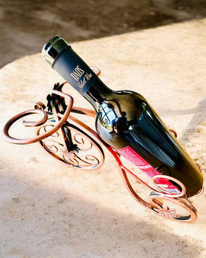 Sykkelstativ for Vin "WineCycle" - mulighet for personlig gravering som gave
