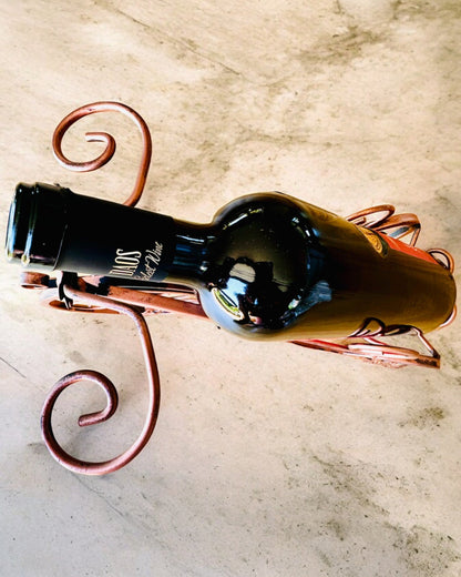 Sykkelstativ for Vin "WineCycle" - mulighet for personlig gravering som gave