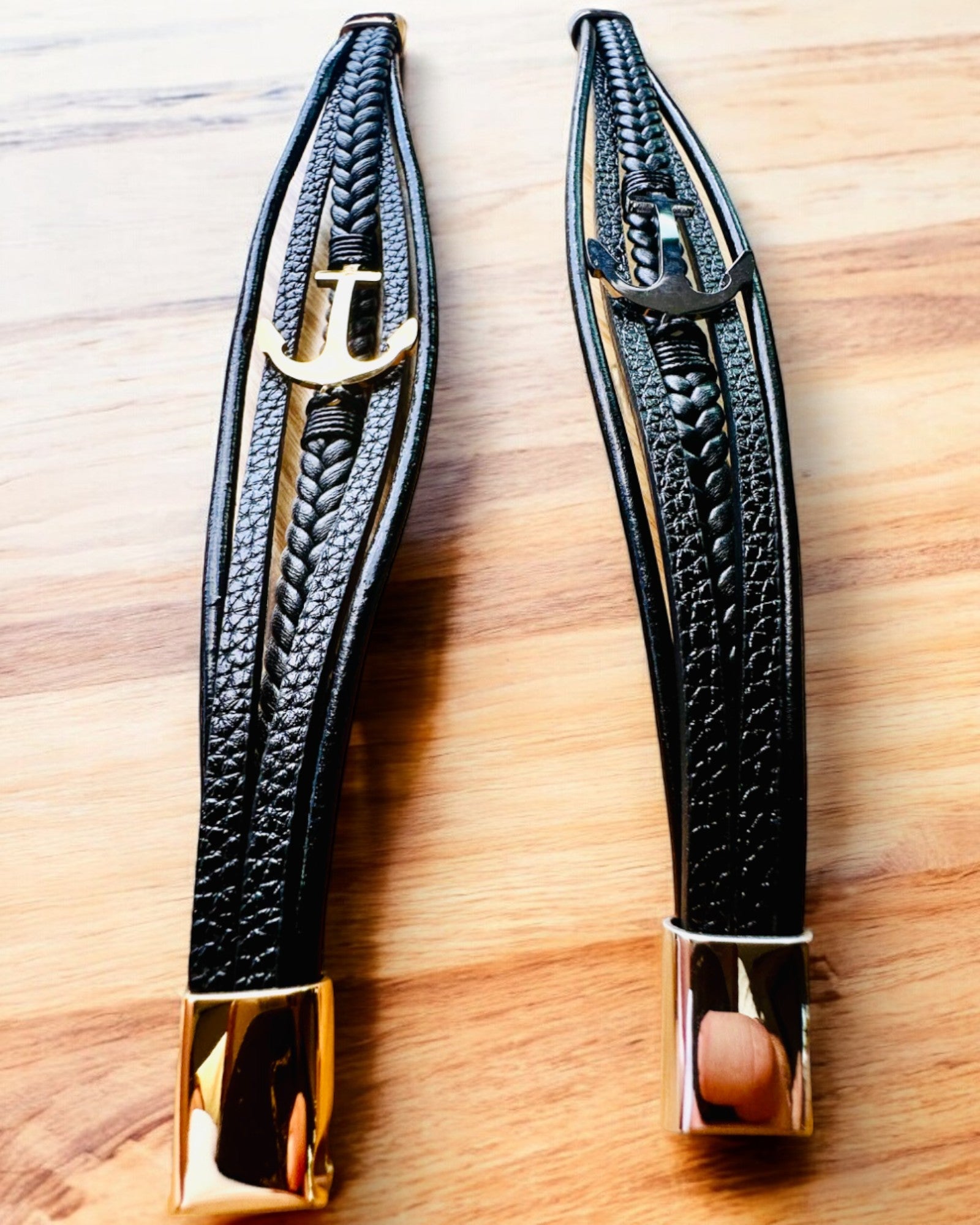 Herrearmbånd "Kotwica Elegancji" med gravering som gave