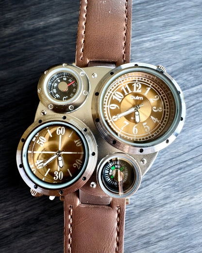 Overlevelsesklokke "Explorer 4in1", mulighet for personlig gravering som gave