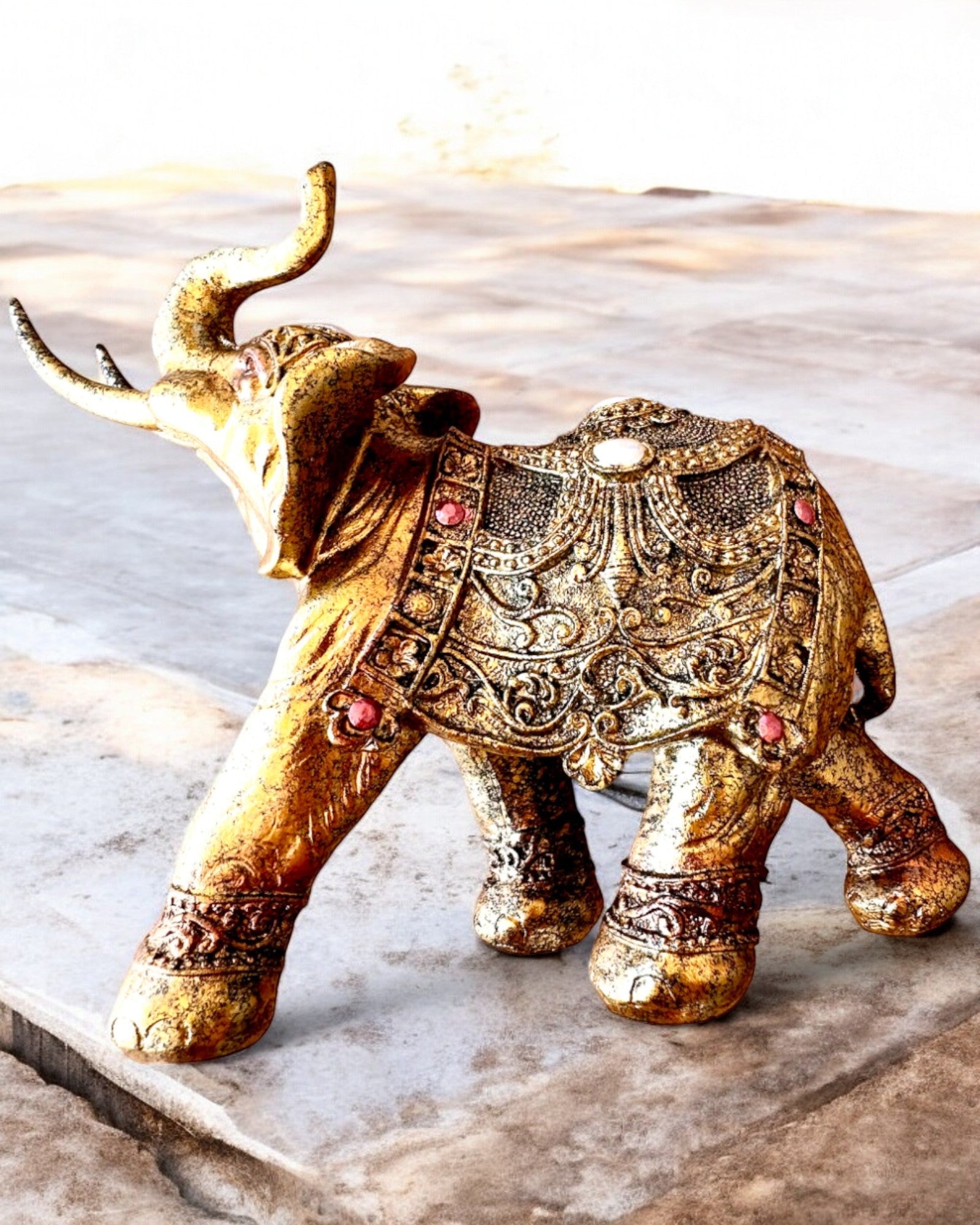 Kongelig Elefant med Gravering - Eleganse og Luksus, personalisering for gave