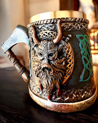 Vikingkopp Ragnar's Horn - med Gravering Alternativ for gave, 250 ml