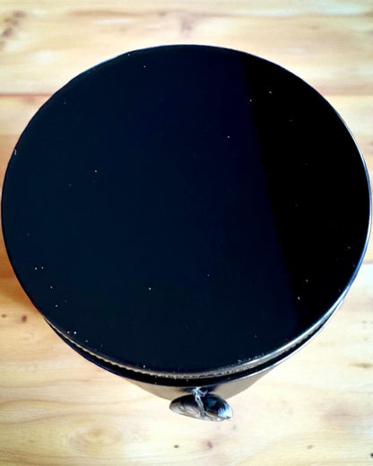 Intensjonssoyalys 250 ml med naturlig stein – velg din energi: Citrin eller Granat, personlig gravering som gave