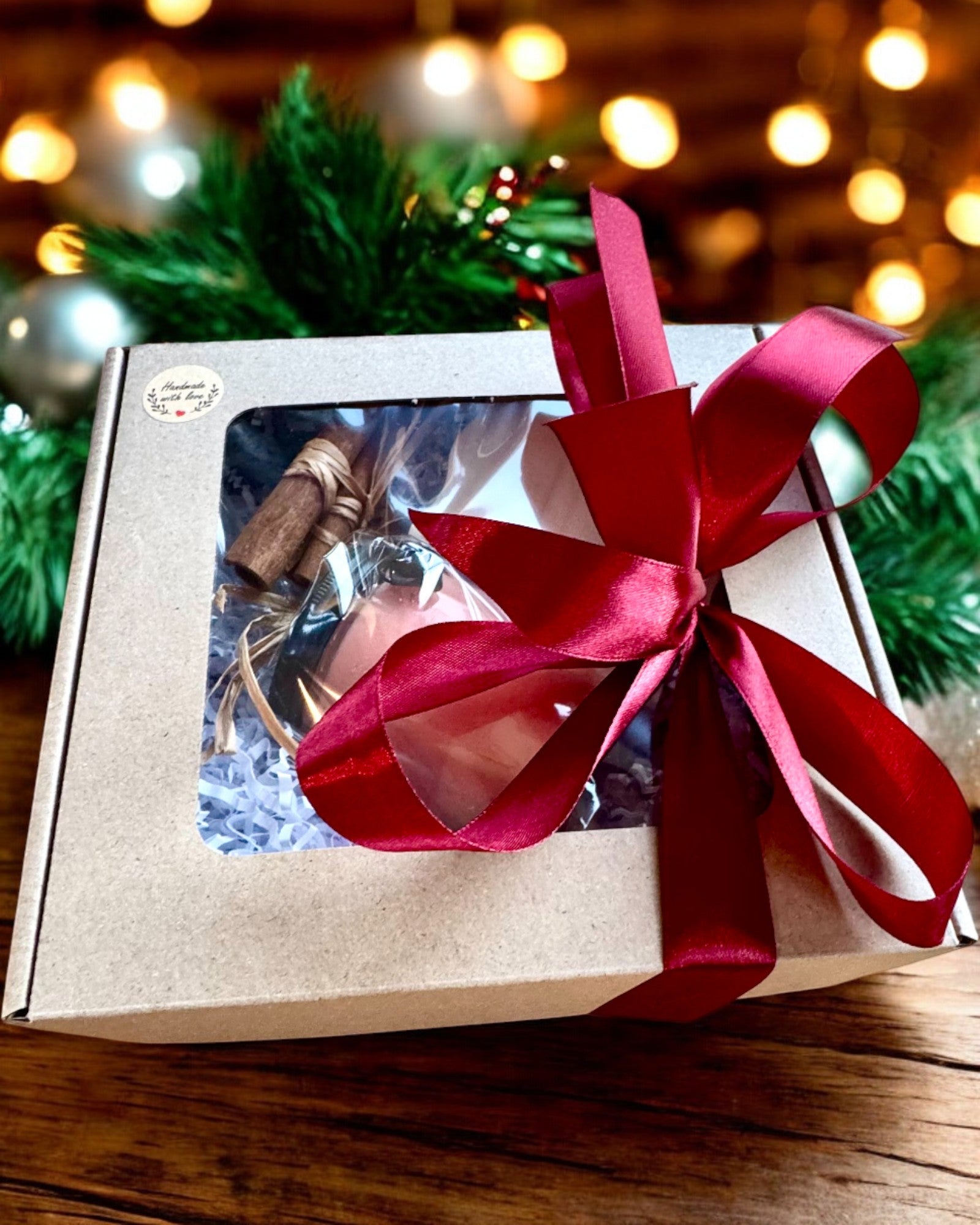 Intensjonssoyalys 250 ml med naturlig stein – velg din energi: Citrin eller Granat, personlig gravering som gave