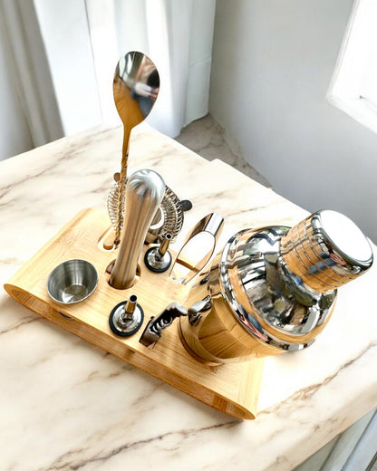 Barmansett "MixMaster Pro", mulighet for personlig gravering som gave