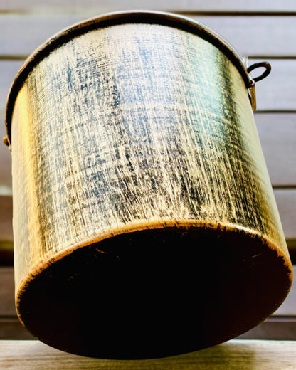 Stilig metallaskebeger "Rustic Charm" 19-23 cm høyde, 8 varianter å velge mellom, gravering på forespørsel