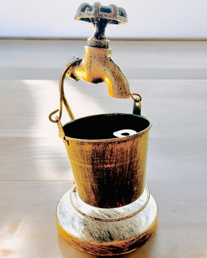 Stilig metallaskebeger "Rustic Charm" 19-23 cm høyde, 8 varianter å velge mellom, gravering på forespørsel