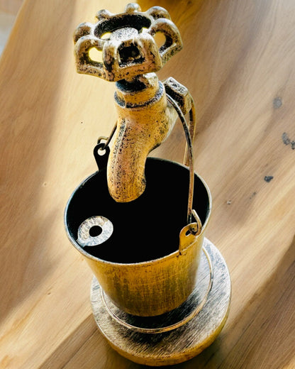 Stilig metallaskebeger "Rustic Charm" 19-23 cm høyde, 8 varianter å velge mellom, gravering på forespørsel