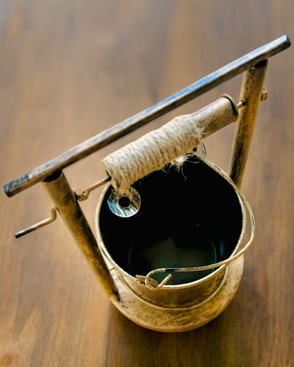 Stilig metallaskebeger "Rustic Charm" 19-23 cm høyde, 8 varianter å velge mellom, gravering på forespørsel