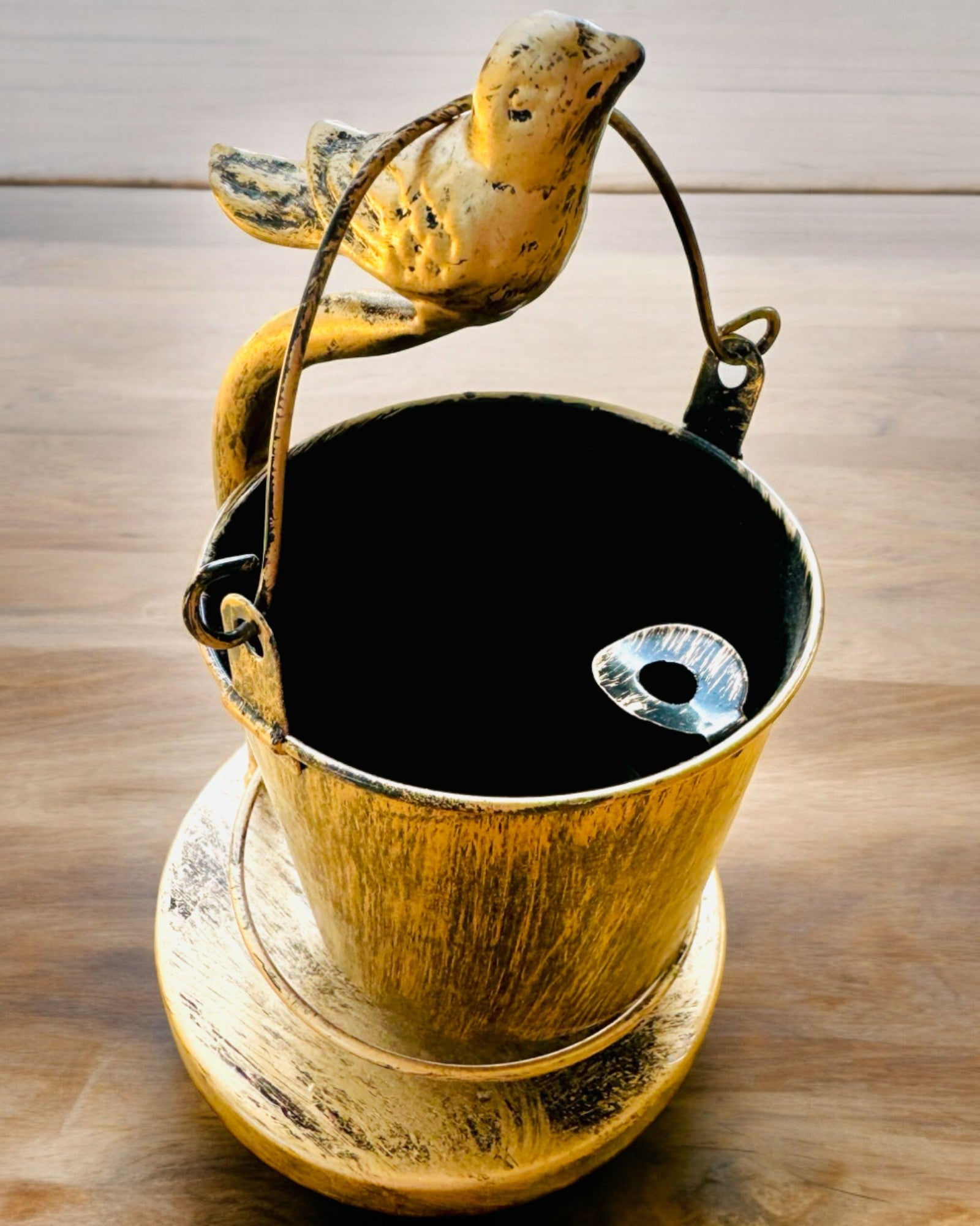 Stilig metallaskebeger "Rustic Charm" 19-23 cm høyde, 8 varianter å velge mellom, gravering på forespørsel