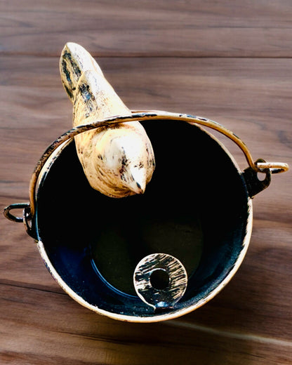 Stilig metallaskebeger "Rustic Charm" 19-23 cm høyde, 8 varianter å velge mellom, gravering på forespørsel
