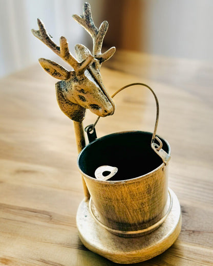 Stilig metallaskebeger "Rustic Charm" 19-23 cm høyde, 8 varianter å velge mellom, gravering på forespørsel
