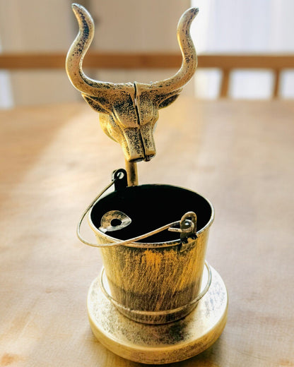 Stilig metallaskebeger "Rustic Charm" 19-23 cm høyde, 8 varianter å velge mellom, gravering på forespørsel