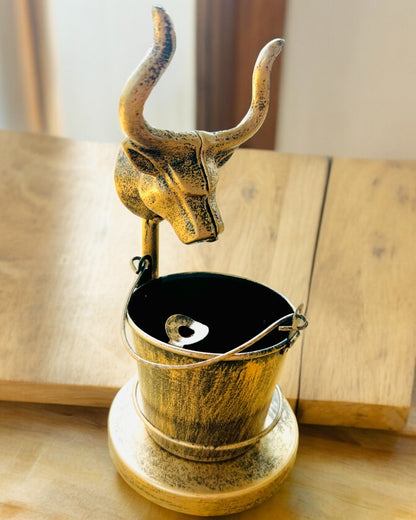 Stilig metallaskebeger "Rustic Charm" 19-23 cm høyde, 8 varianter å velge mellom, gravering på forespørsel