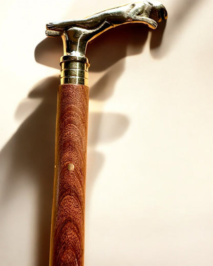 Spaserstokk "Jaguar Elegance" i Mango-tre - mulighet for personalisering med gravering