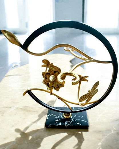 Stativ "Elegancki Owad" - for vinflaske og glass, høyde 33 cm, mulighet for personlig gravering som gave