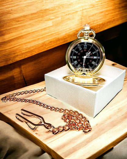 Lommeur i klassisk stil – Rosegull, Vintage Eleganse