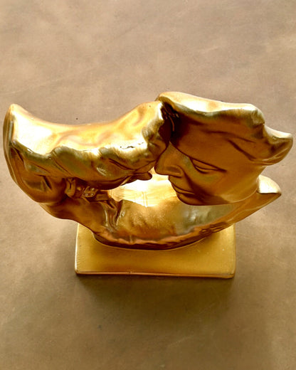 Figur "Złote Złączenie" - 13,5 cm høy, dekorativ med mulighet for gravering