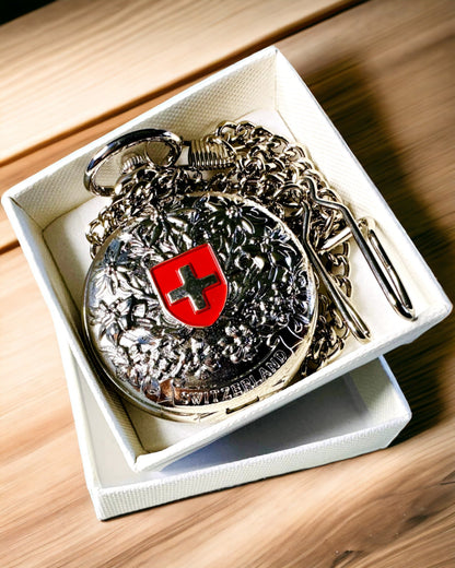 Lommeur "Heritage Helvetia" med Mulighet for Gravering