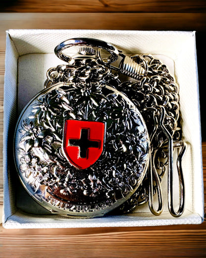 Lommeur "Heritage Helvetia" med Mulighet for Gravering