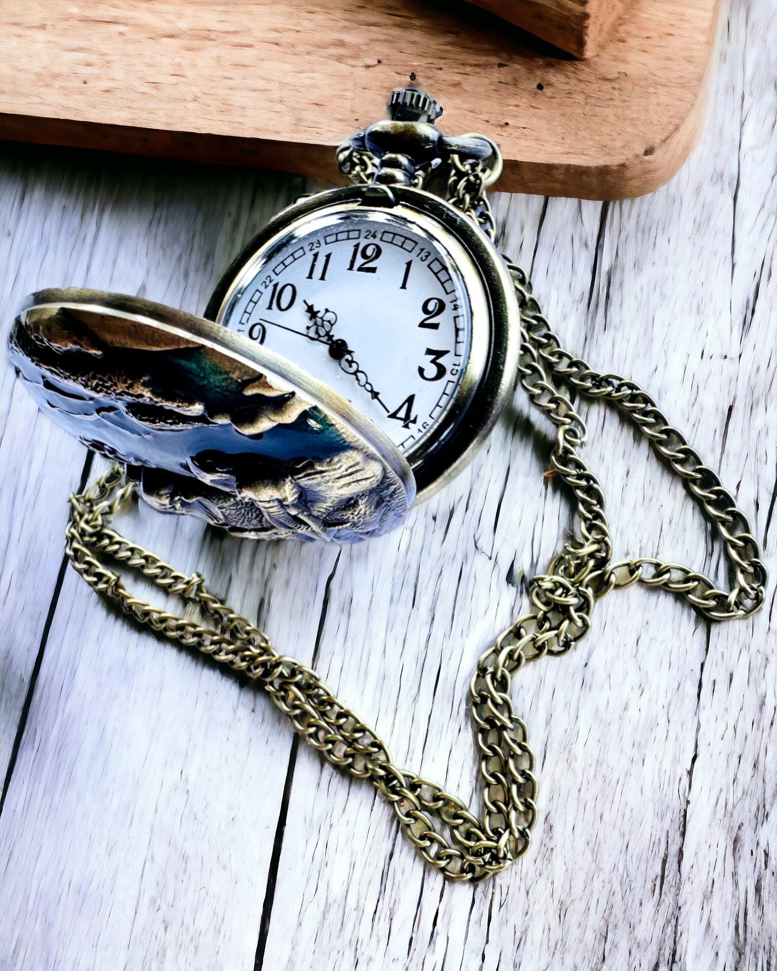 Lommeur "Vintage Explorer" med Mulighet for Gravering