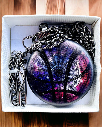 Lommeur "Galactic Vision" med Gravering, personlig gave
