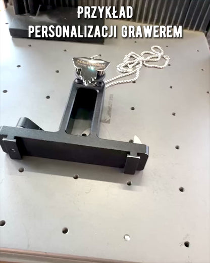 "Amulet Sercostrzelec - Mroczne Skrzydła Miłości", mulighet for personalisering med gravering som gave