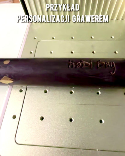 Spaserstokk "Jaguar Elegance" i Mango-tre - mulighet for personalisering med gravering