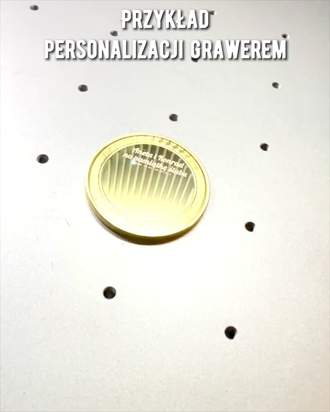 Tom Utfordringsmynt med Mulighet for Personlig Gravering – Samleobjekt, 40mm, tre modeller