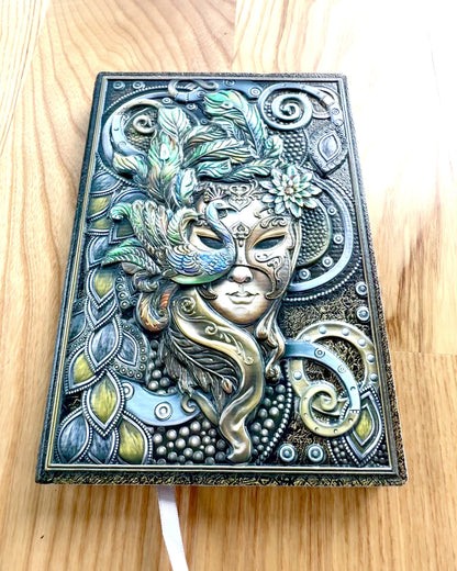 Artystyczny Notes, notatbok Maskarada - A5, personalisering med gravering som gave